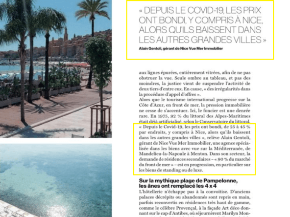 NICE VUE MER Immobilier - 1