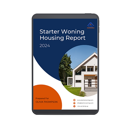 StarterWoning.com woningmarkt rapport met gedetailleerde analyses en inzichten over de huizenmarkt